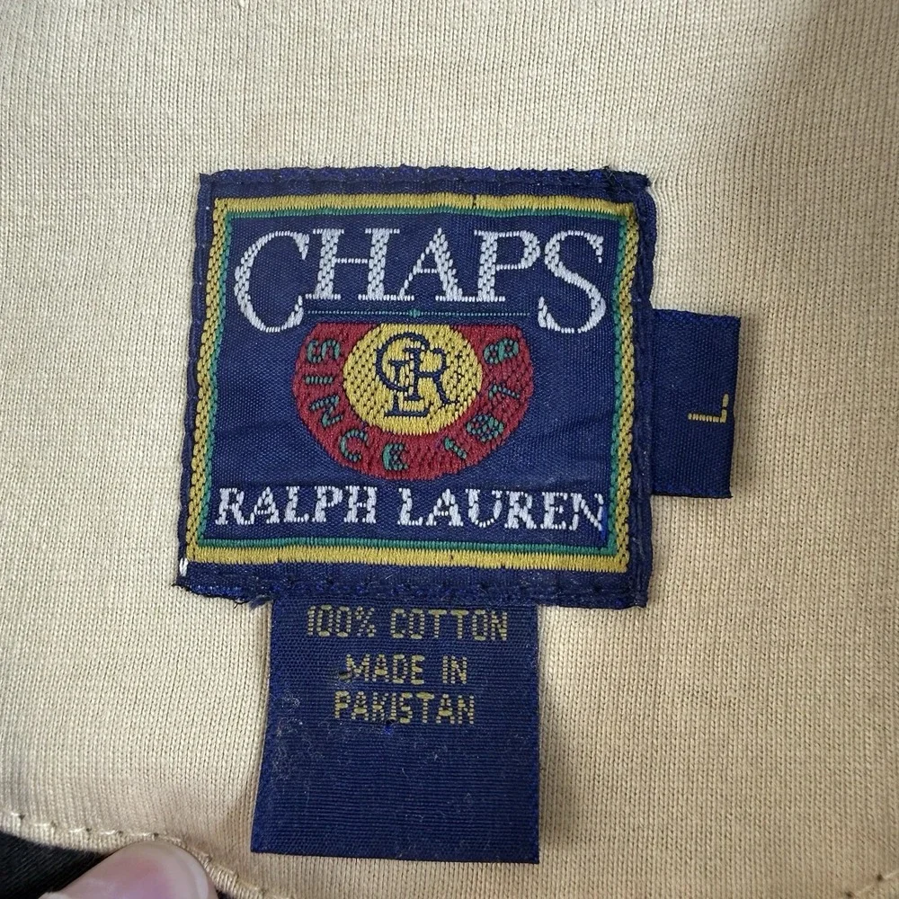 Vintage Chaps Ralph Lauren Rugby Polo Men's Size Large